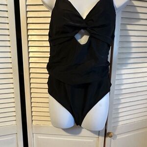 Cupshe Black One Piece Swimsuit